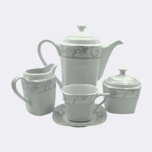 17 PCS TEA SET SQUARE