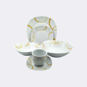 DINNER SET SQ 37pcs SET - XHL-136/188-37